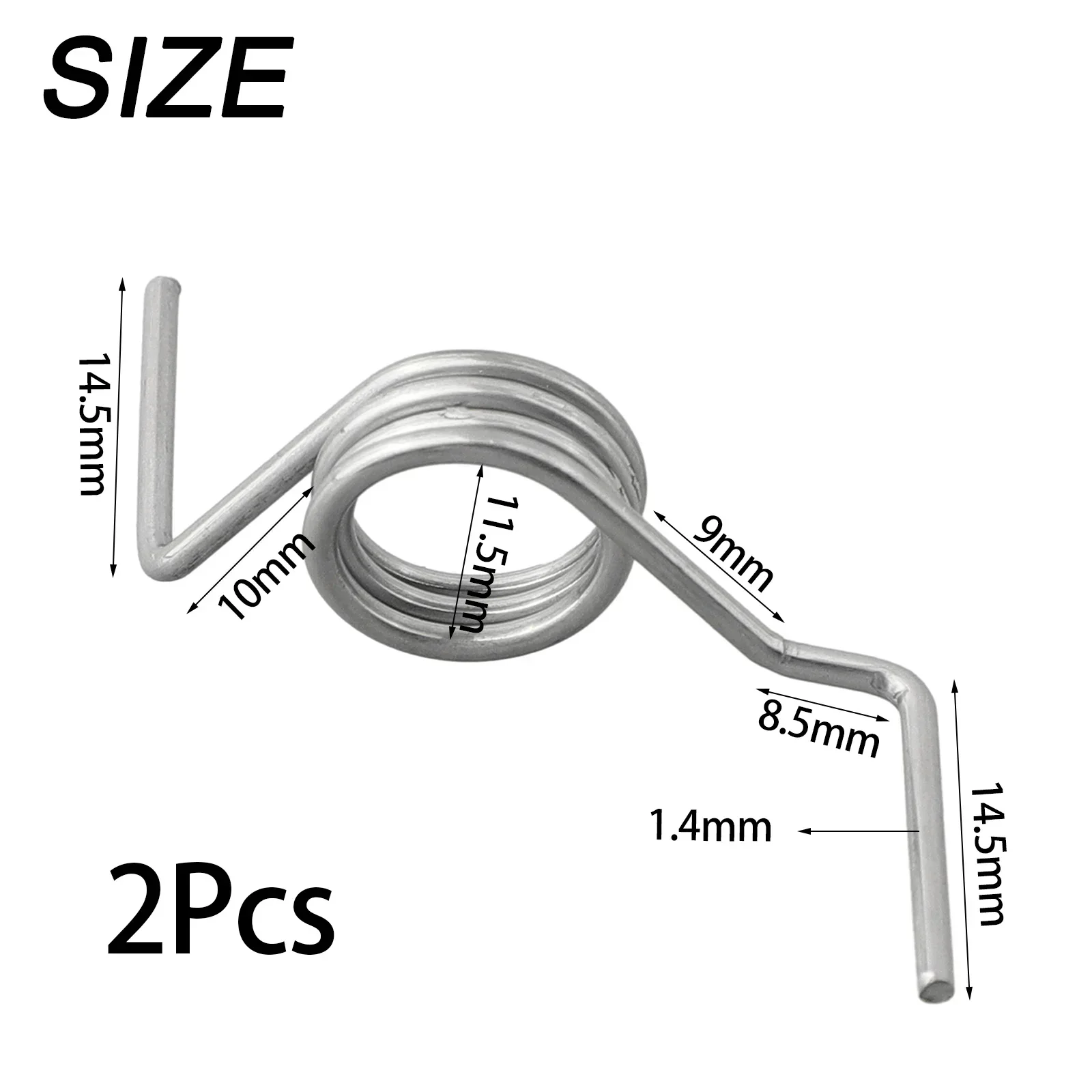 2Pcs Refrigerator Door Spring Samsung DA81-01345B Fridge French Hinge Springs Household Freezers Replacement Parts refrigerator parts