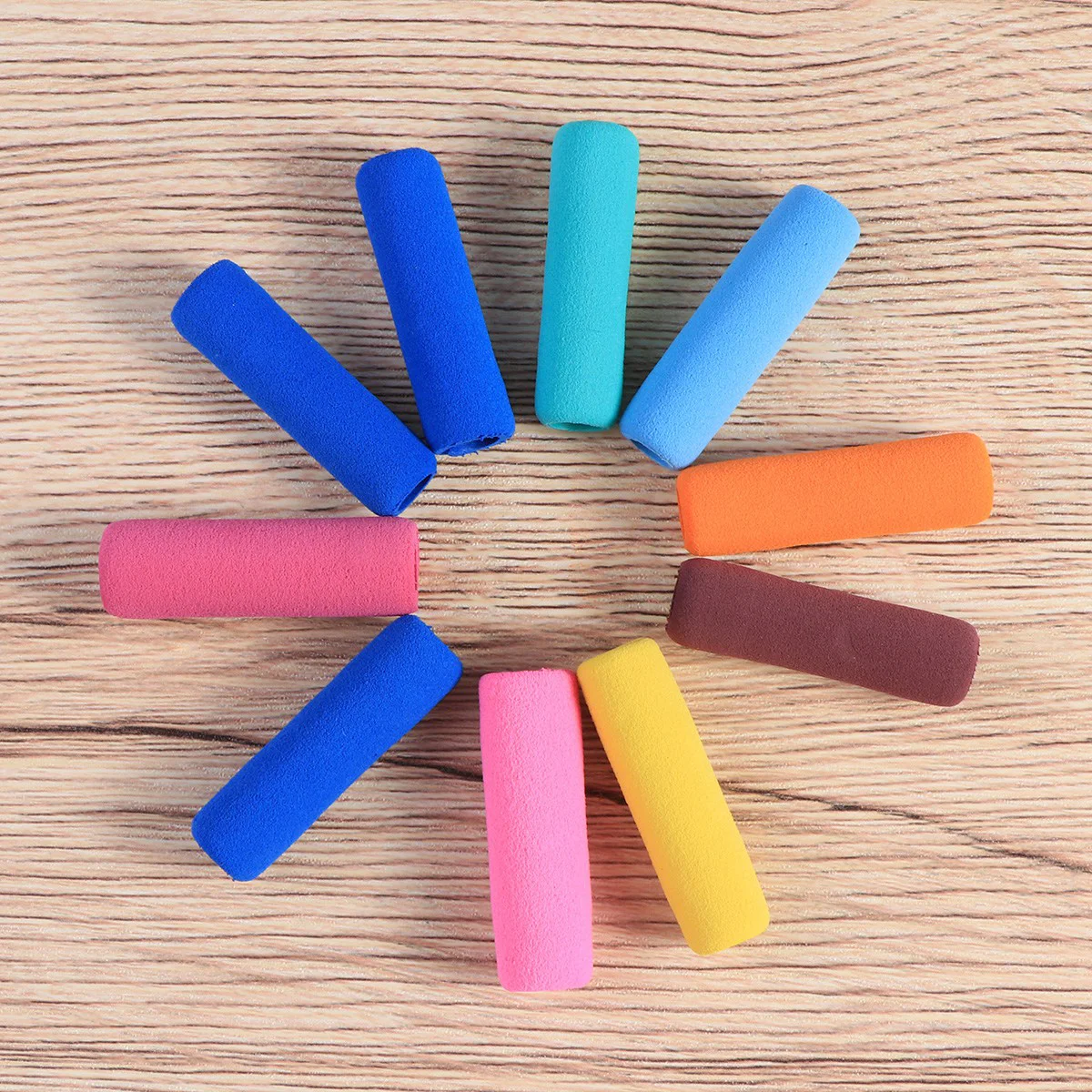 10pcs for Kids Non Skid Handwriting Preschool Silicone Pen Grippers Writing Drawing Finger Protector