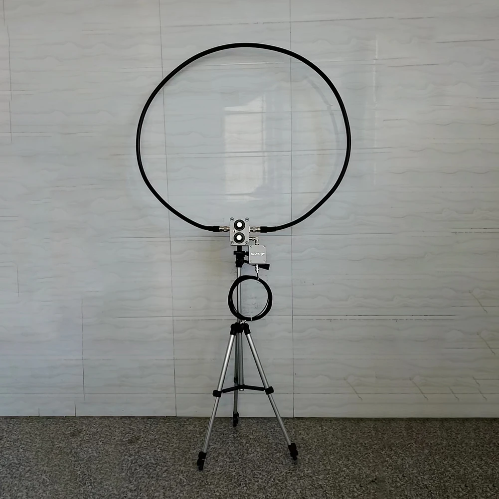 

20W SWR Shortwave Radio Antenna Low Noise 5-30MHz Shortwave Radio Loop Antenna Adjustable Small SWR Antenna for HF Transceivers