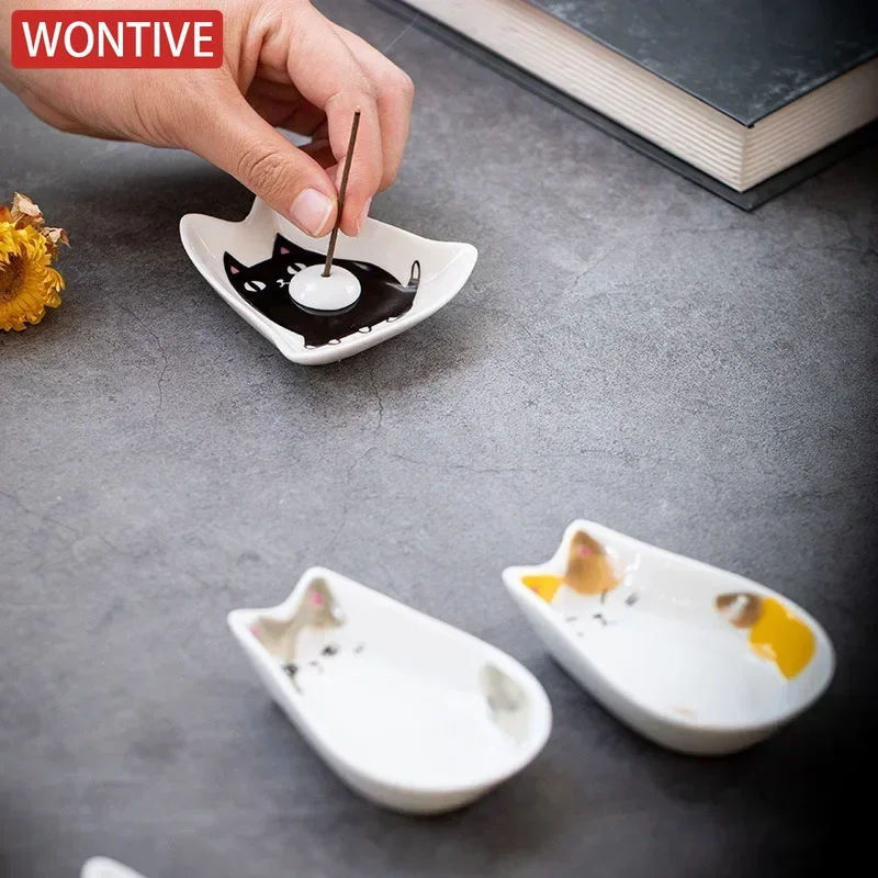 Japanese Style Ceramic tiny Plate Creativity Home Restaurant Soy Sauce Vinegar Mustard Seasoning Animal Ceramic Dish Kitchen ceramic seasoning plates ceramic plates sauce dishes seasoning dish