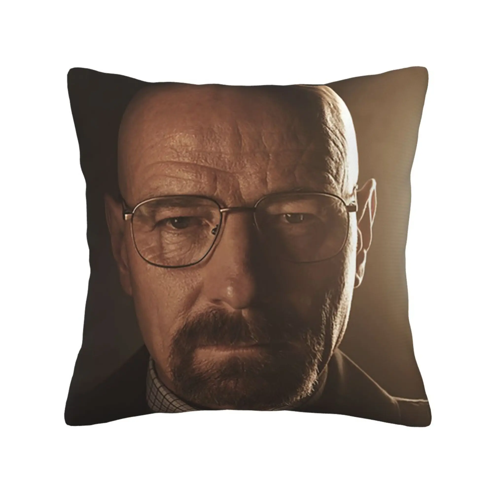 Walter White Meme Pillow Case Home Decoration 100% Polyester Funny Cushion Cover for Sofa Square Pillow Cover 18x18inch