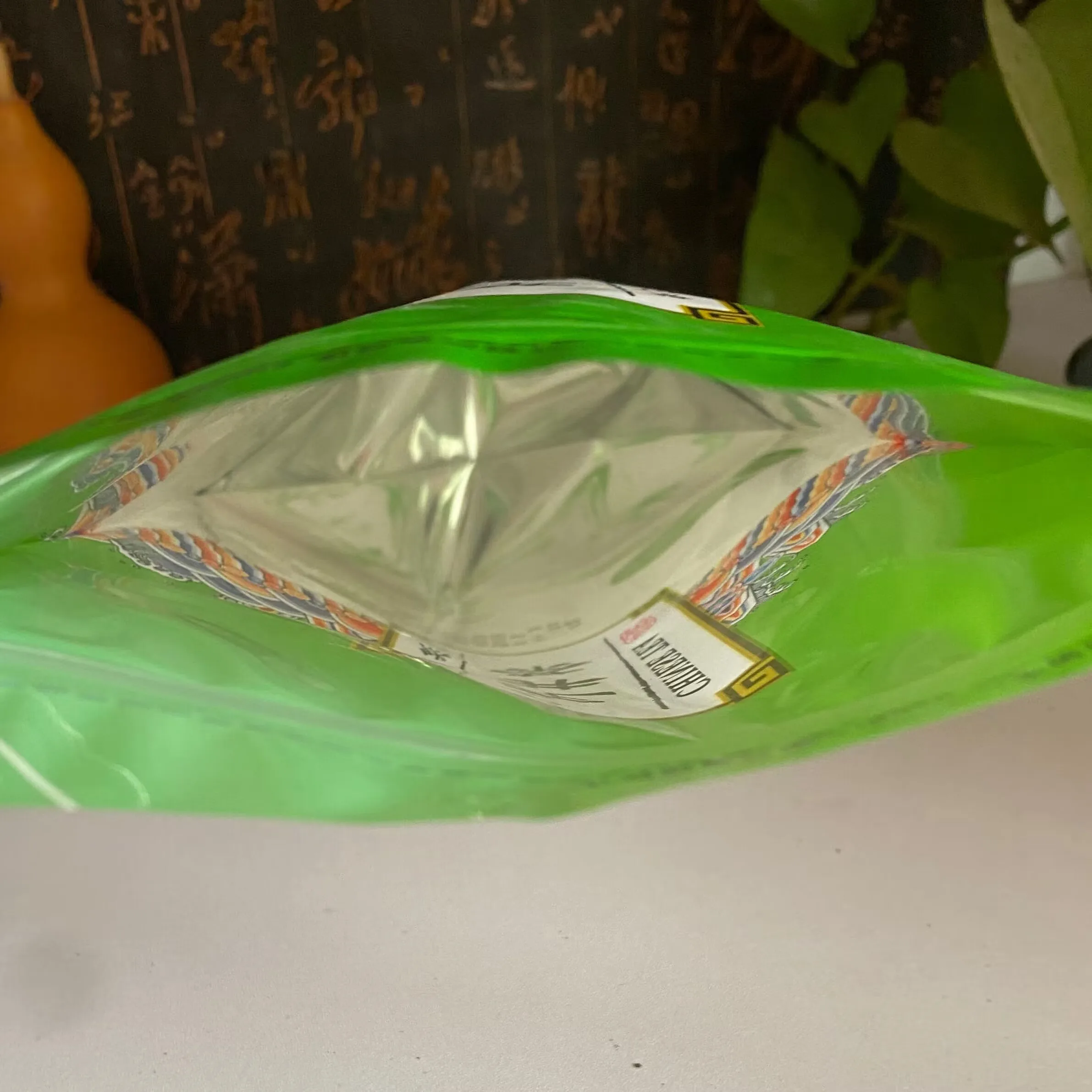 250g Longjing Tea Bag Zipper Bags