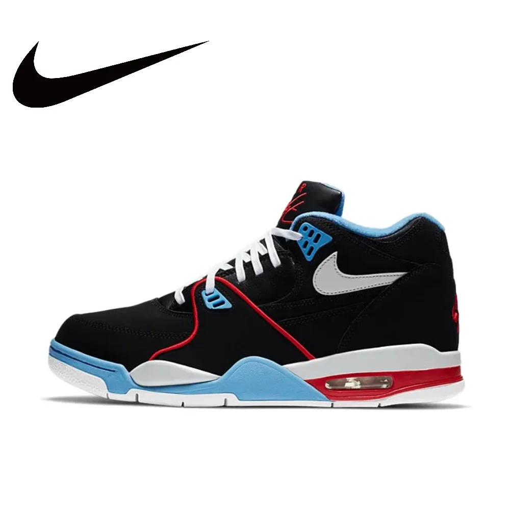 thumbnail image 1 of Zapatillas de baloncesto Nike Original Air Flight 89 de caña media para hombre, antideslizantes y con absorción de impactos, 1 of 5