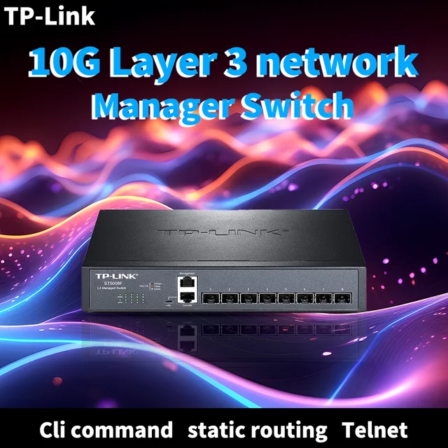 Tp-link Tl-st1008f 10gbe Switch 10gb Ethernet Switch 10gb Switches