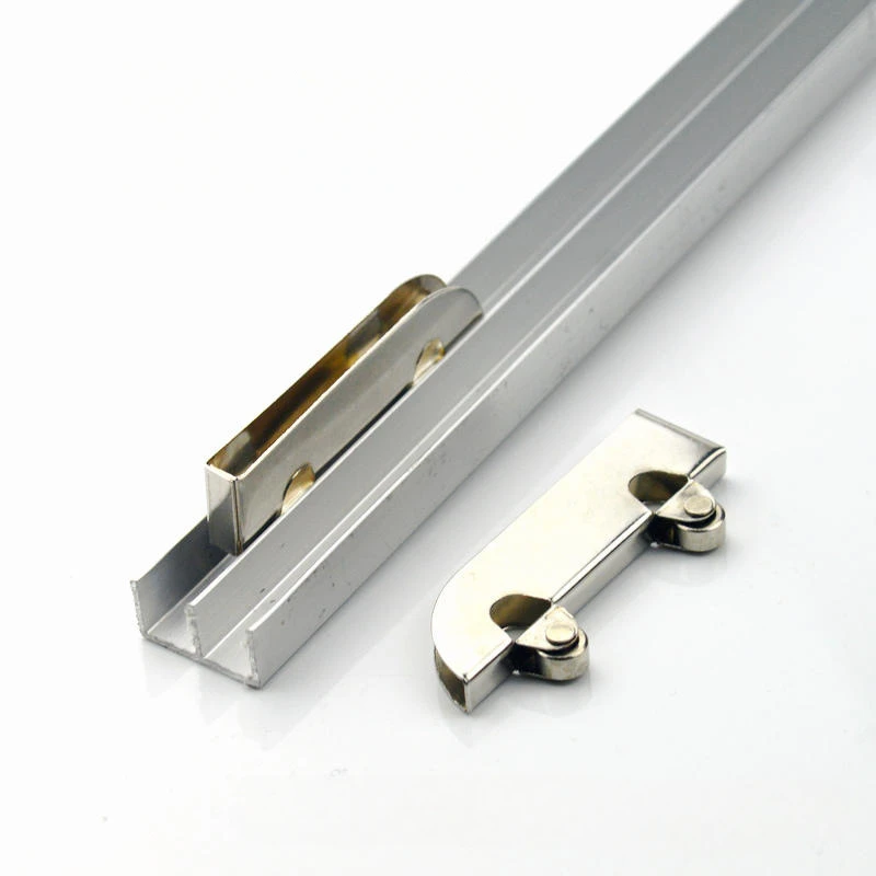 Stainless Steel Pulley 5mm Glass Sliding Door Wheel Clamp Track Roller Runner 10PC For Display Cabinet Mobile Counter Repair Kit sliding door rollers