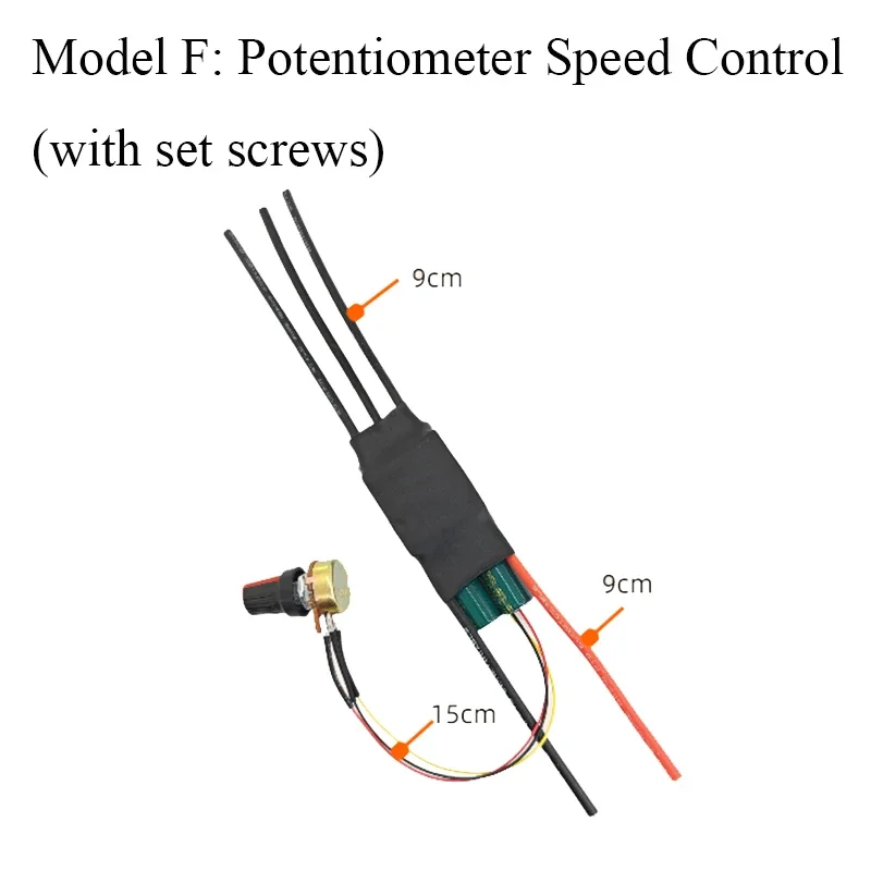 Micro Moteur Électrique 12V-48V pour Bricolage, Modèles A-F