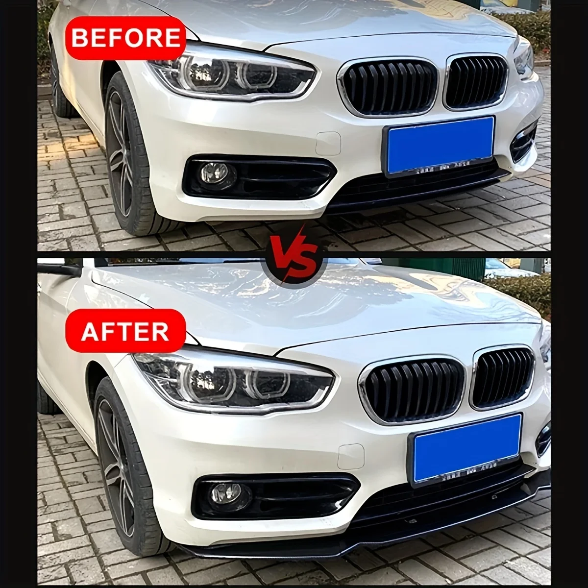 BMW 1 시리즈 F20 F21 116i 118i 120i 2011-2019용 표준 범퍼 프론트 범퍼 카나드 립 스포일러 스플리터 디퓨저 바디 키트