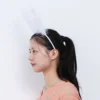 1PC Glowing Hair Band Rabbit Ear LED Headband Luminous Hair for Party (White) rabbit ear headband 6