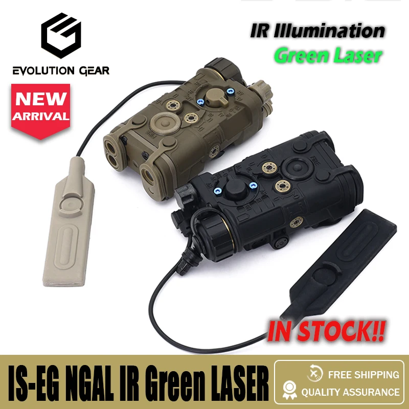レーザーポインターir,照明付き,緑色,デラックスバージョン,新品