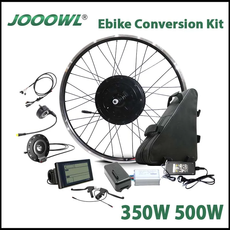 350w 500w 48v Ebike Conversion Kit 20ah 26ah Battery Included Electric