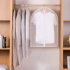 1-5pc Clothes Dust Bag Hanging Waterproof Dust Cover Wardrobe Clothing Organizer Transparent Dust Cover Living Room Garment Bags 1