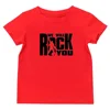 We Will Rock You Queen Print T shirt Kids Summer White Tops Children Fashion Casual T-shirt Rock Anthem Childrens Tshirt 6