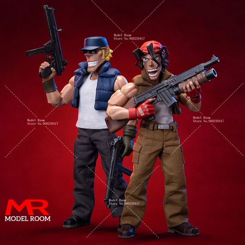 

TUNSHI Studio 1/12 TS-009 Clark TS-010 Ralf Jones Action Figure Model Metal Slug XX 6-inch Male Soldier Action Figure Toy