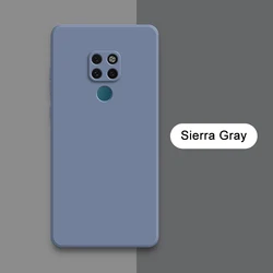 Premium Liquid Silicone Soft Candy Phone Case - Sleek & Stylish Protection for Mate 20 X (Sierra Gray)