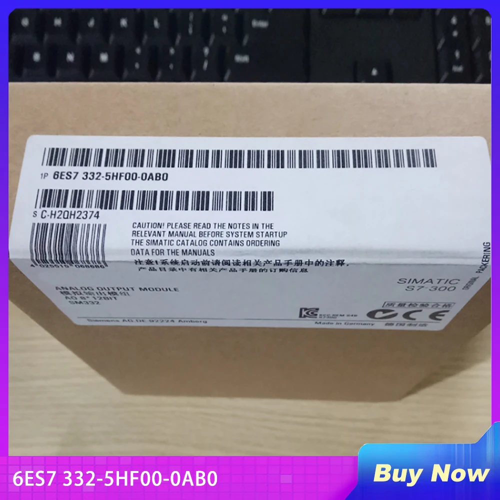 6 Es7 332-5Hf00-0Ab0 Per Siemens Simatic S7-300 Uscita Analogica Sm 332 Isolato