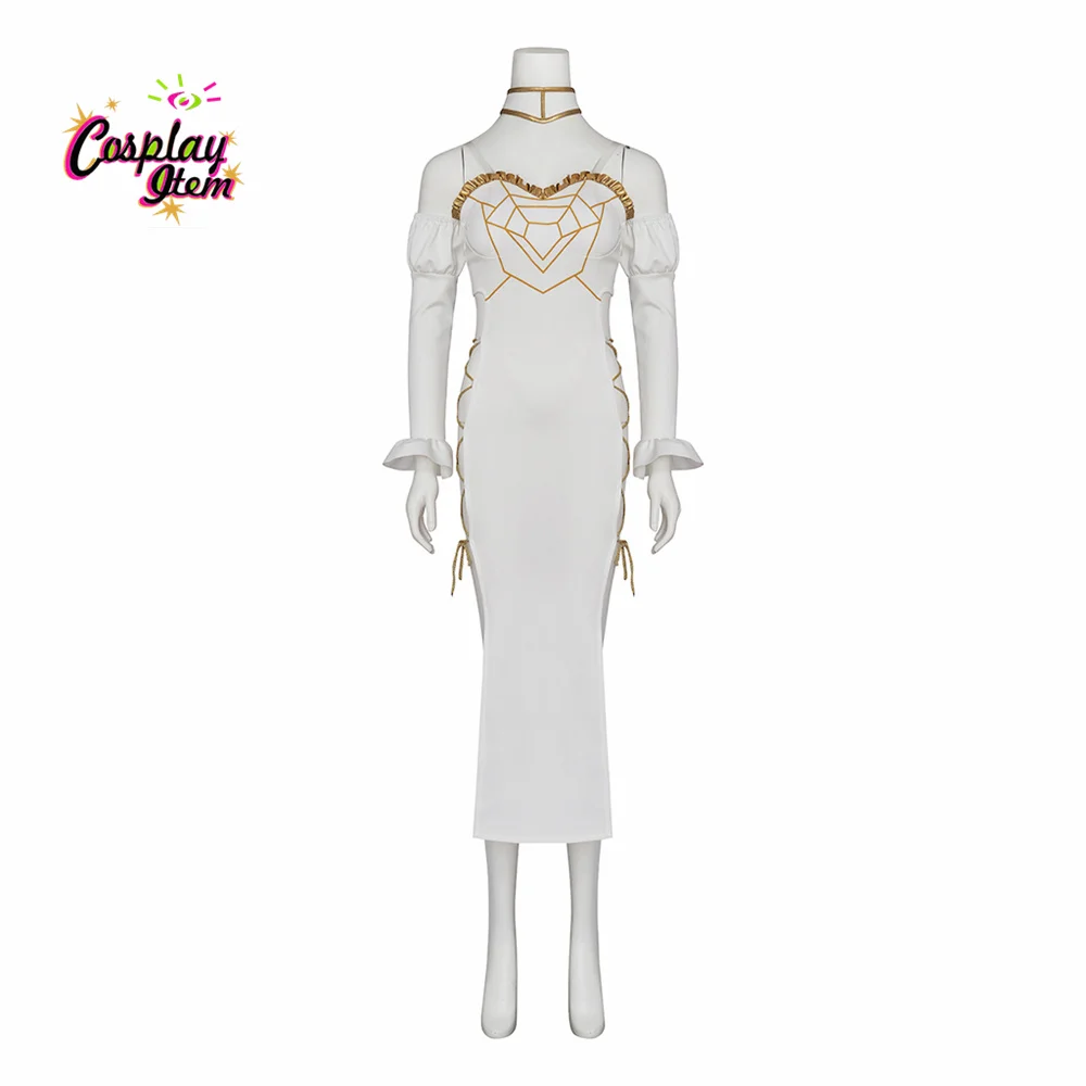 

Anime Overlord Albedo Cosplay Costume Sexy Dress Albedo Costume High Slit Bandage Dress Halloween Christmas Suit Overlord