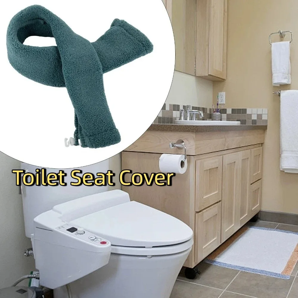 두꺼운 변기 시트 커버 재사용 가능한 부드러운 질감 버튼 변기 패드 편안한 미끄럼 방지 세탁 가능한 변기 쿠션 원형 변기
