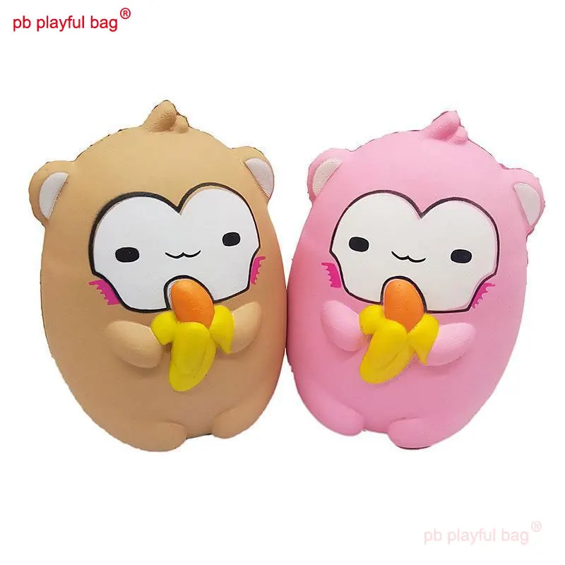 

PB Playful Bag Cartoon cute Christmas gifts monkey decompression Squishy Slow Rising Squeeze Children's Creative Toy ZG107