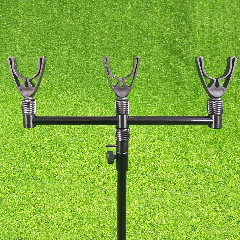 Hirisi Carp Fishing Rod Pod Bank Stick and Buzz Bar Fishing Rod Rest Head Accessories