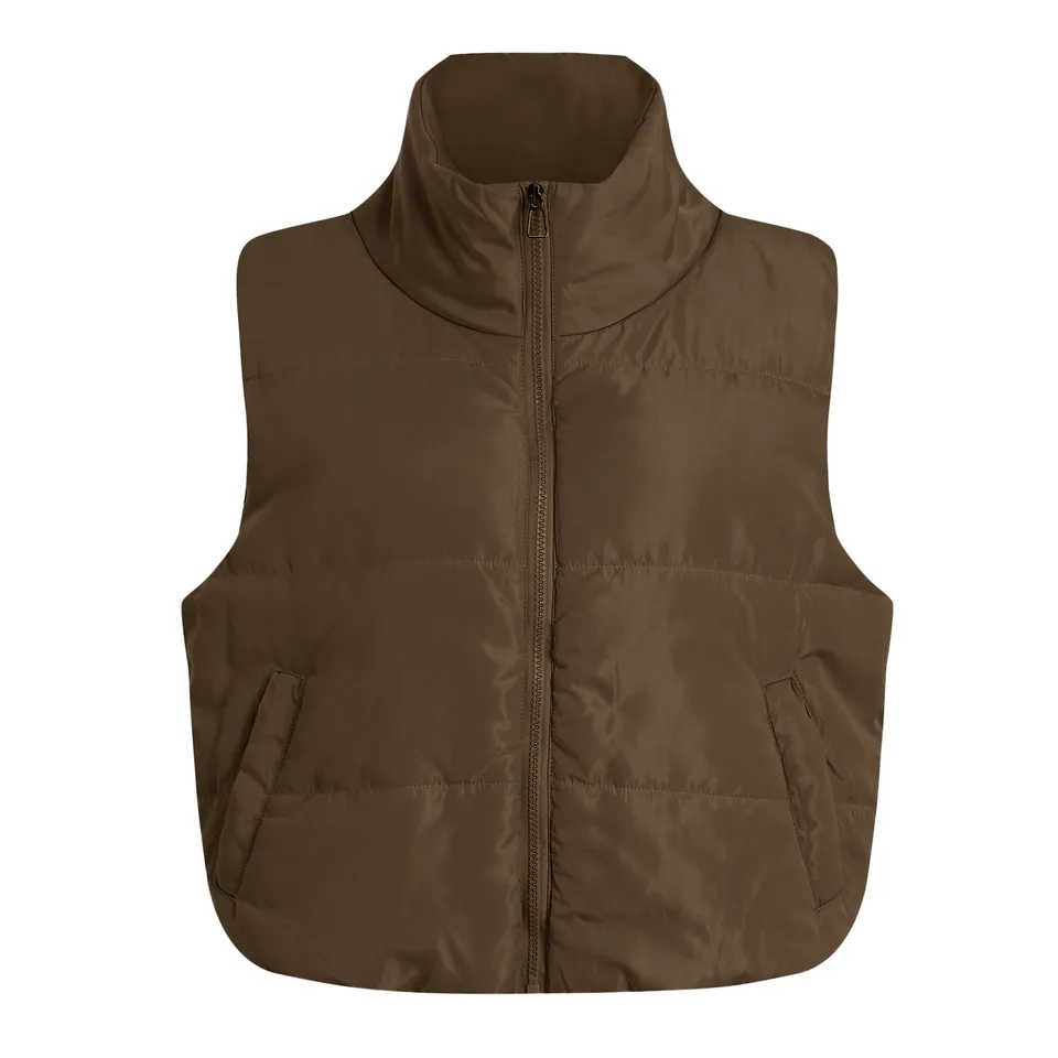 Women's Casual Lightweight Quilted Vest with Pockets