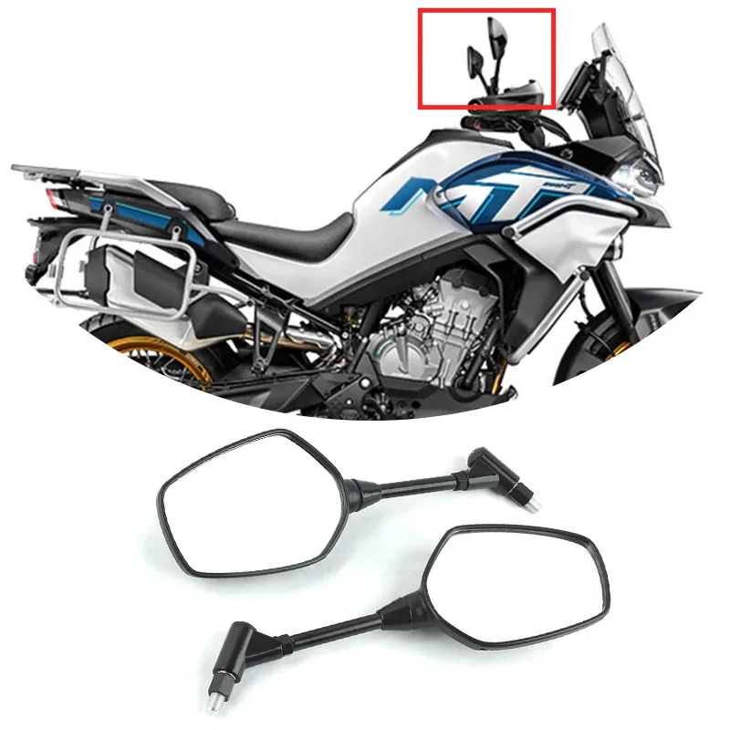 CFMOTO 800MT 왼쪽 및 오른쪽 백미러 모토 부품 CF800MT CF 800 MT 후면 거울 반사경 오토바이 액세서리
