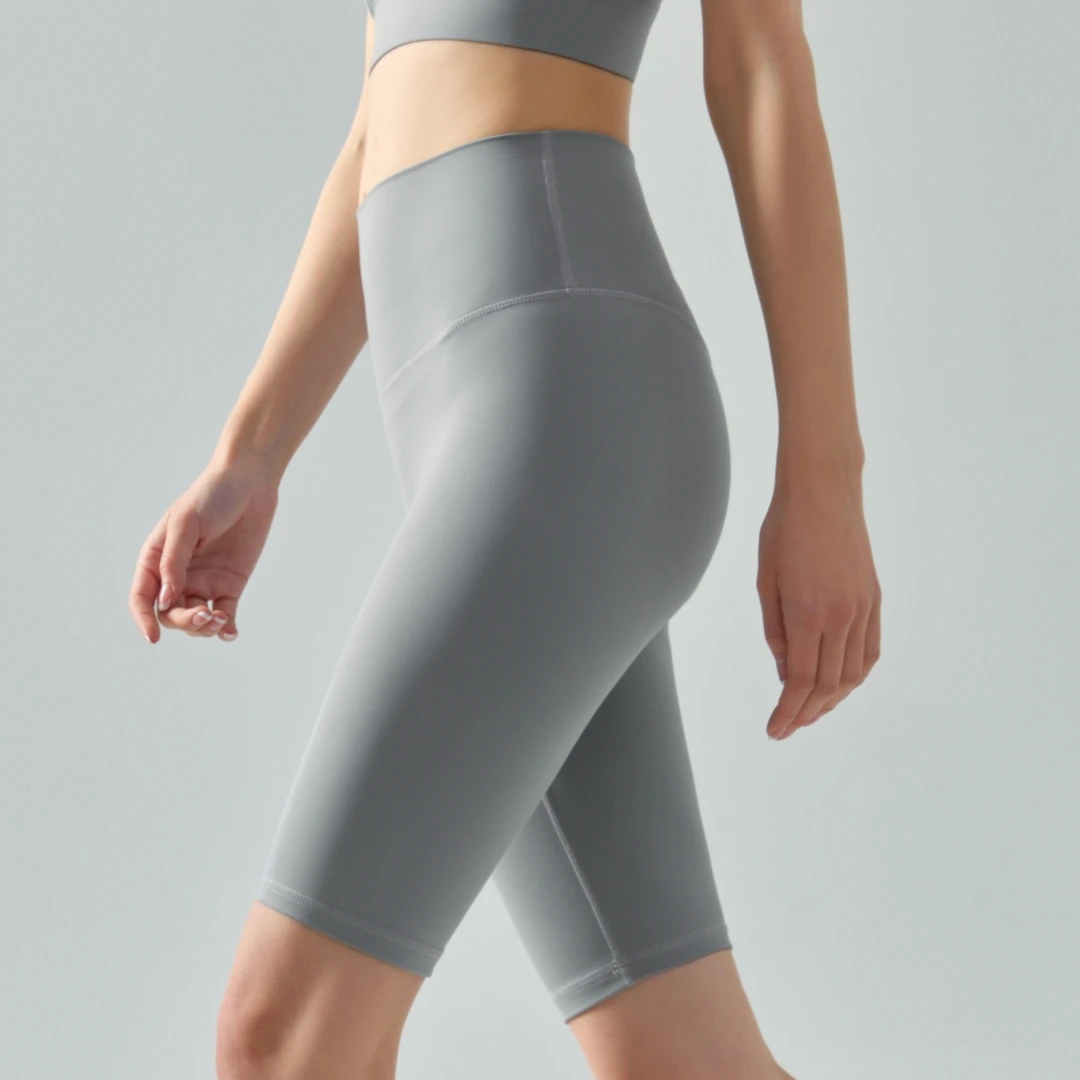 Cool Feeling Single Size Yoga shorts Leggings Women Tight Fitting Fitness Shorts Pants High Waist Hip Lifting Cycling Pants