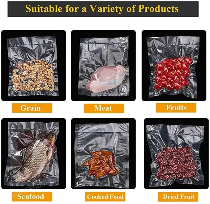 Vacuum Food Preservation Bag Bags For Foil BPA-Free Sealer To Keep Food Fresh Vacuum Sealer Storage Bags 20cm*500cm 5