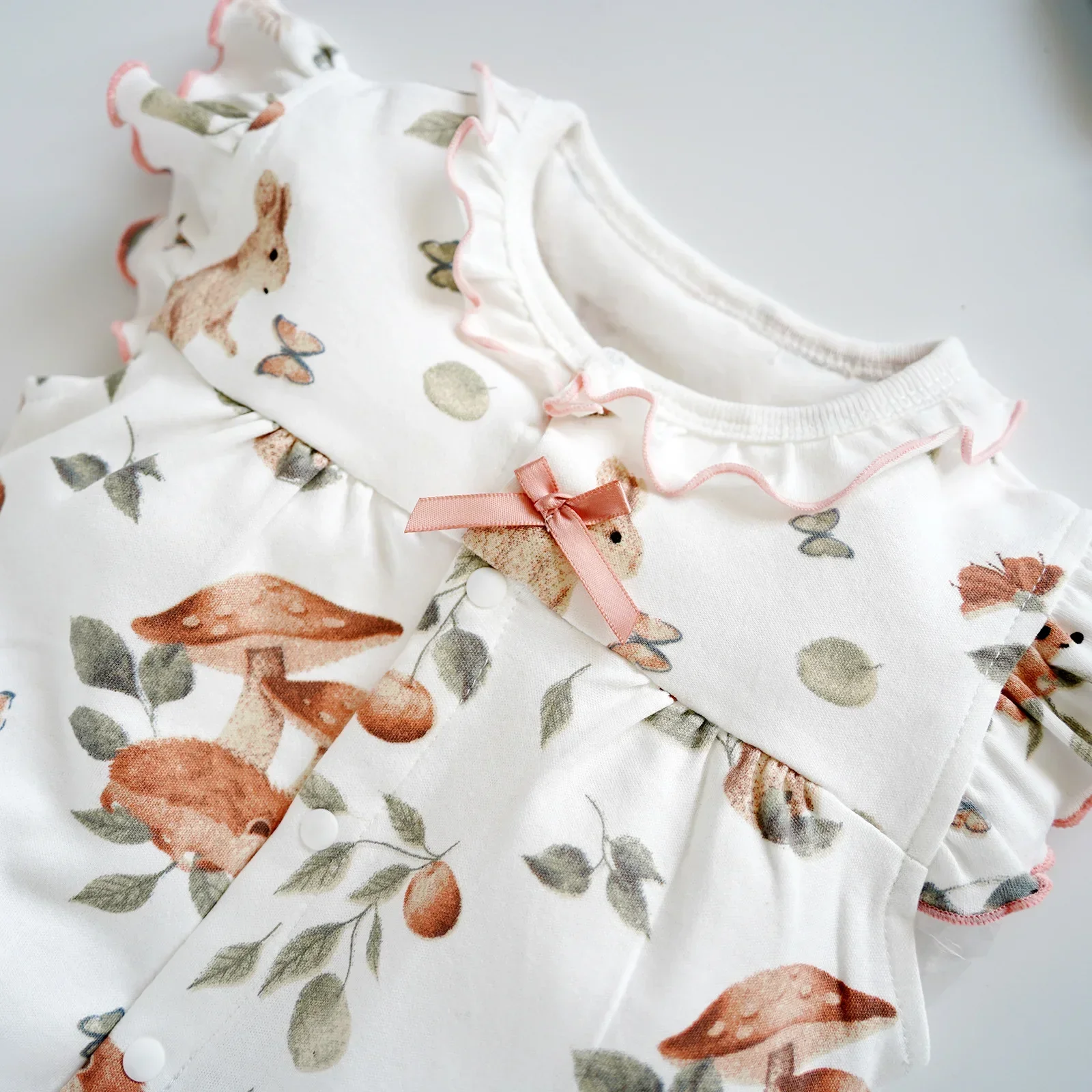 Cotton Romper Summer Jumpsuit Baby Jumpsuit Baby Clothing Baby Girl Rompers Short Sleeve Summer Onesies Toddlers Infant Newborn Overalls Homewear