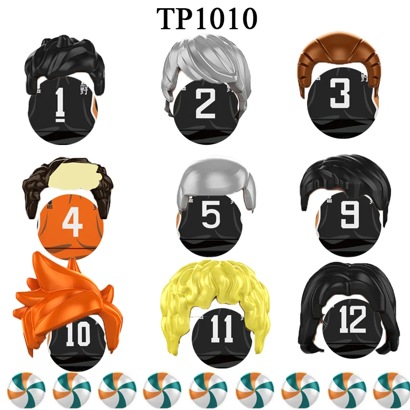 

TP1010 Hot New Haikyuu Anime Movie Series Cartoon Figures Educational Building Block Children Toys Bricks
