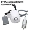 65W BT Marathon Champion-3 Manicure Machine 45K 35K H37L1 H200 Handle Electric Nail Drill Milling Cutter Polishing Nail File Set 4
