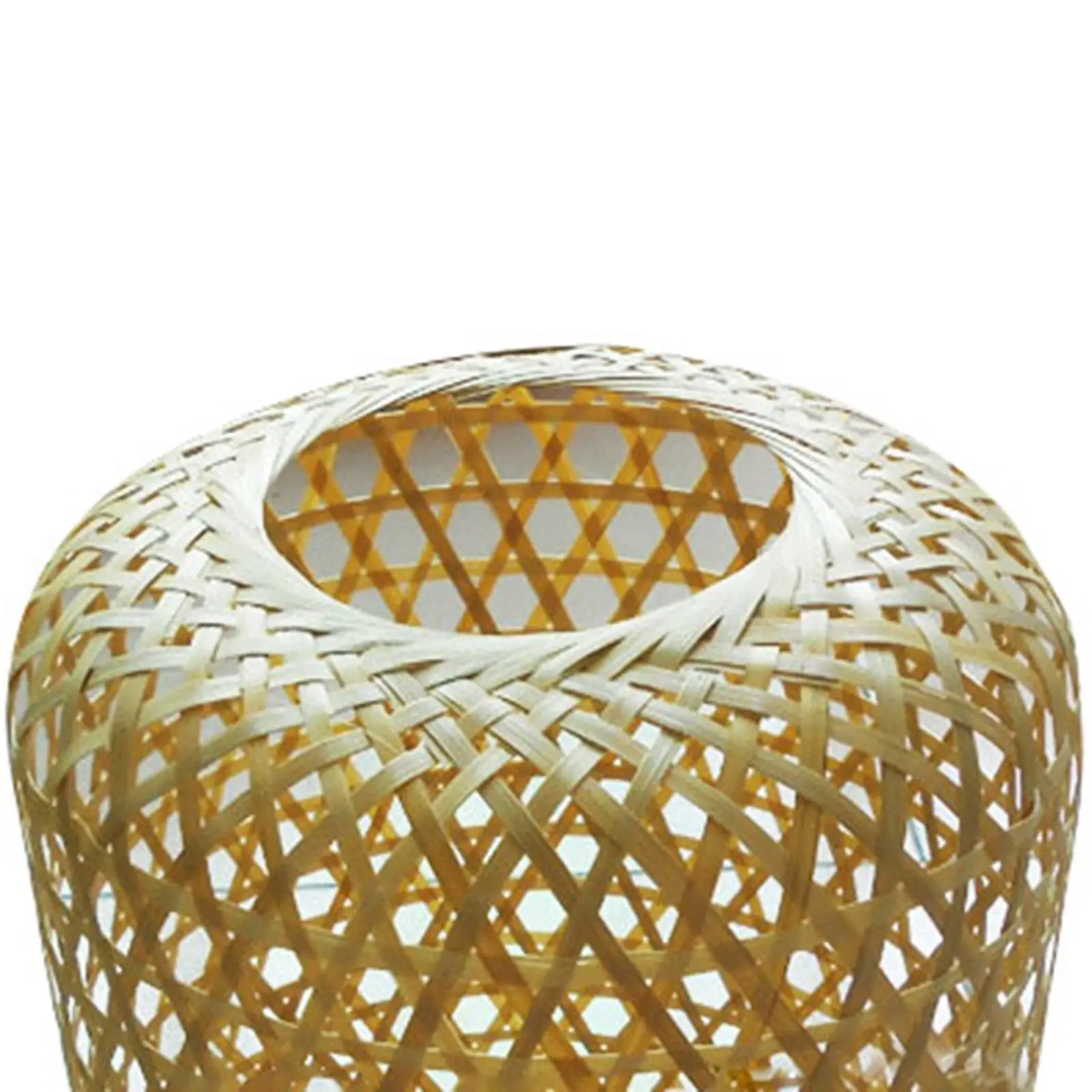 Bamboo Lamp Shade Ceiling Light Fixture Hanging Pendant Light Cover Lanterns Decoration Decorative Chandelier for Of