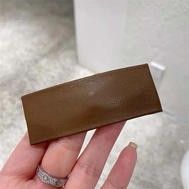 New Women Long Leather Ponytail Hold Hair Tie ободок для волос Headband Hair bands For Girls Hair Accessories gumki do wlosow T 6