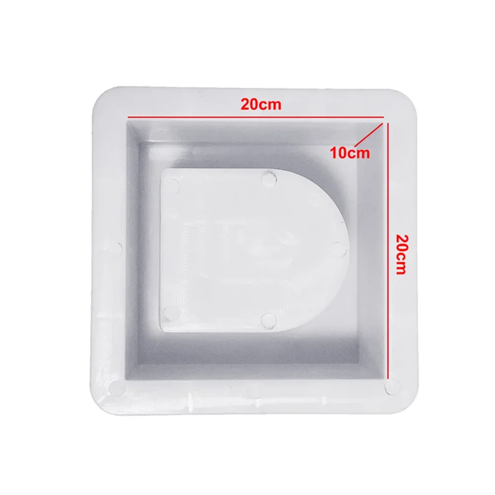 Hollow Brick Plastic Mold Cement Hollow Brick Decorative Wall Square Building Product Wall Decoration 20x20x10cm