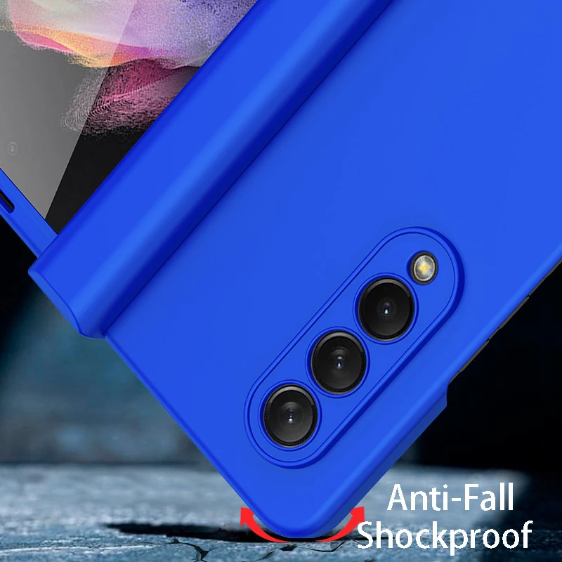 Ultra Thin Shockproof Folding Case - 360° Full Protection Candy Color Hard Cover