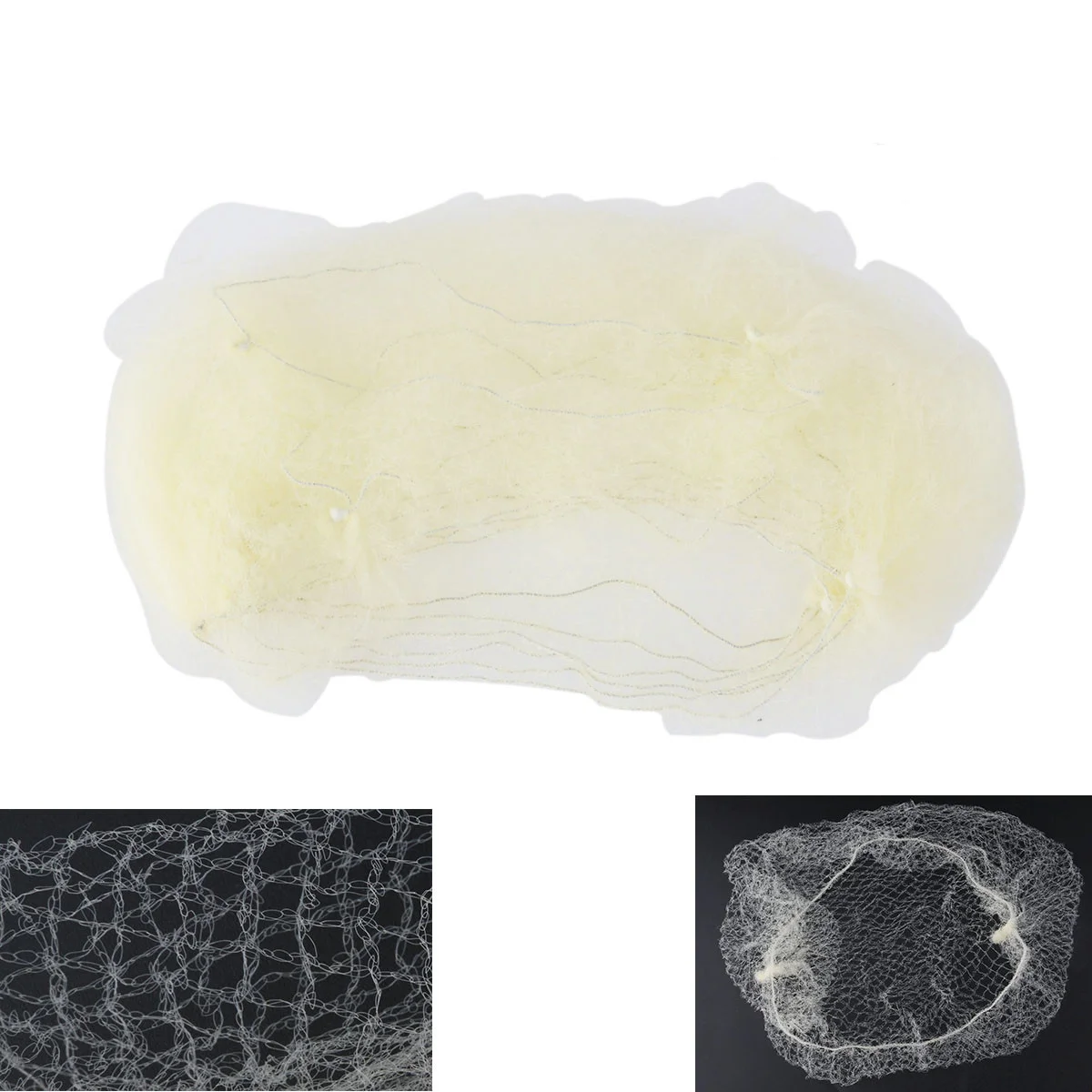 

100pcs Hair Nets Invisible Elastic Mesh (Gold)