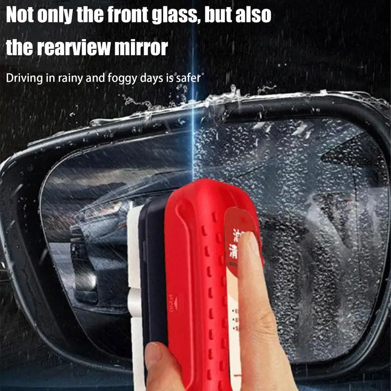 Car Windshield Oil Film Cleaner 120ml Film Removal Ergonomic Car Glass Cleaner Oil Anti-Rain Fog for Dust Tree