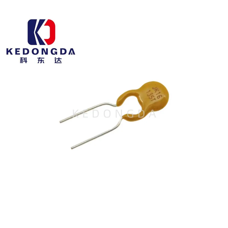 

Jinke self-restoring fuse JK16-135T 1.35A16V straight insert yellow heat sensitive round fuse