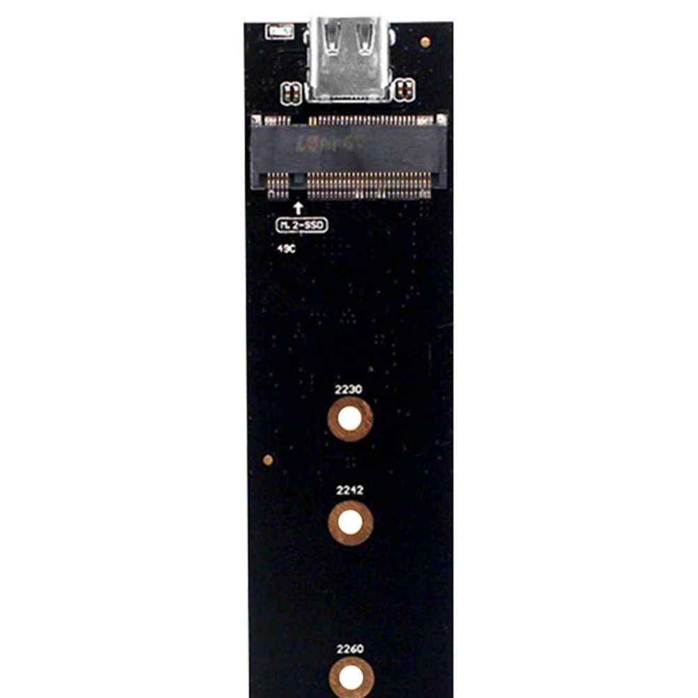 M.2 To USB 3.1 Type C Converter Adapter 10Gbps 6Gbps SSD Adapter SATA/NVME SSD To USB 3.1 Type C for 2230 2240 2260 2280 M2 SSD