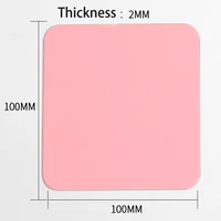 3.9 Inch Solid Silicone Coasters Heat Insulation Coffee Cup Mat Non-slip Drink Glass Beverage Holder Pad Square Protect Desktop 5