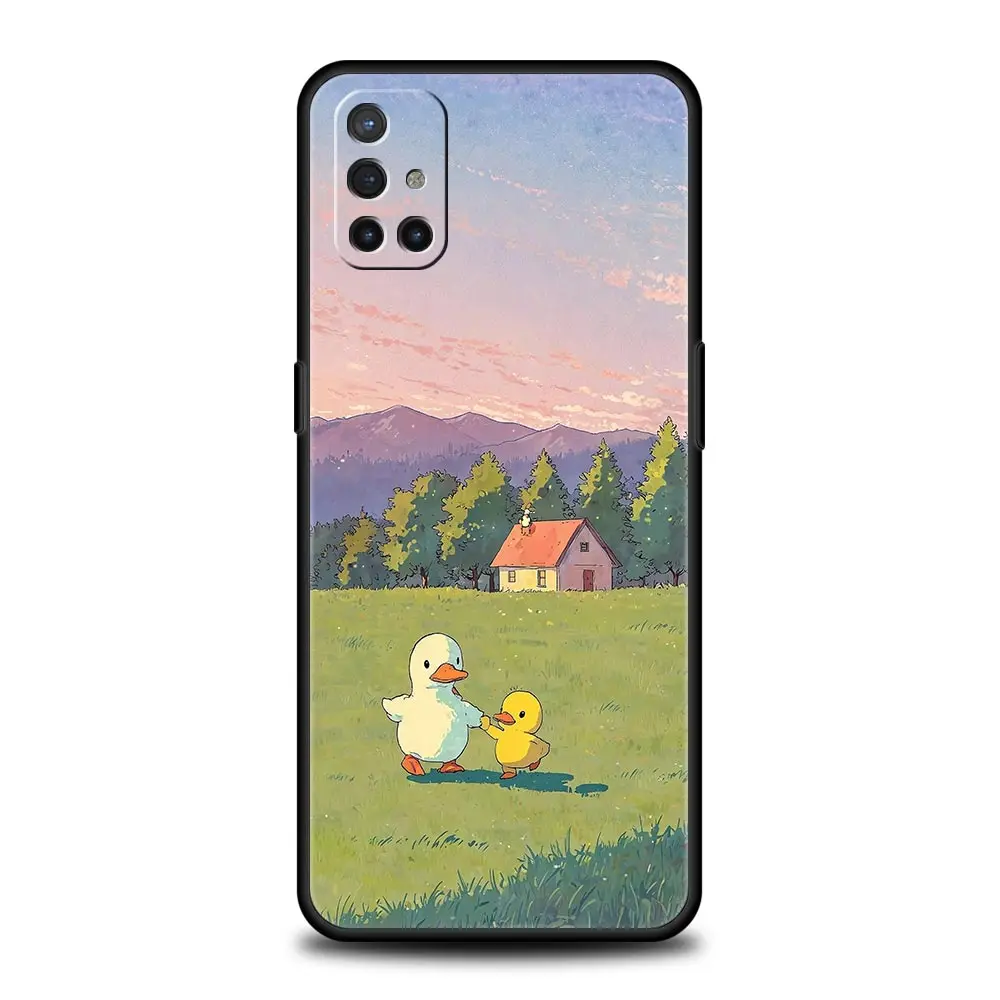 Quirky Duck Soft Phone Case Cover