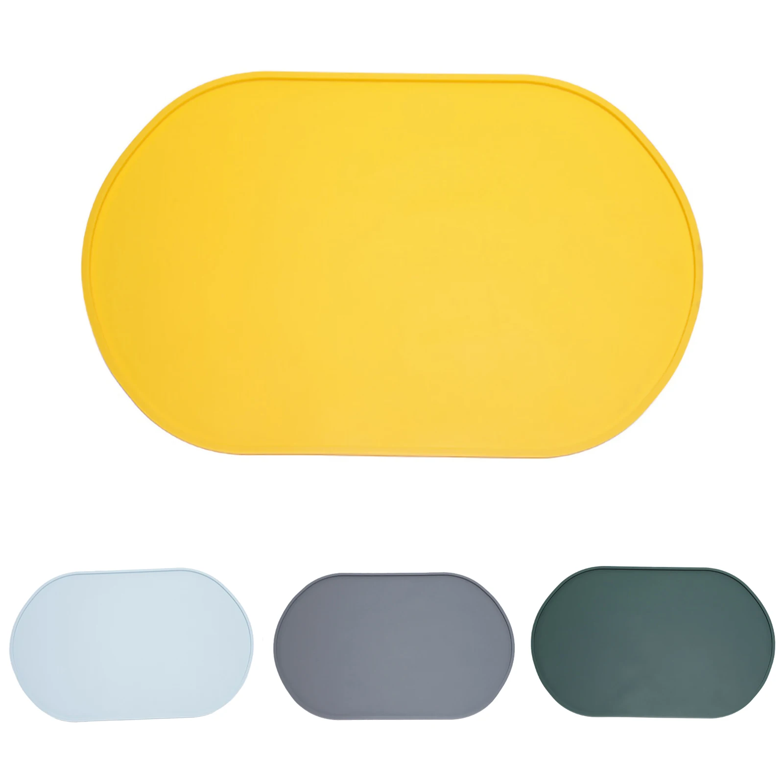 

Waterproof Pet Placemat Dog Cat Food Mat Dog Feeding Mat Cat Dog Drinking Feeding Placemat Easy Washing Silicone Pet Bowl Pad