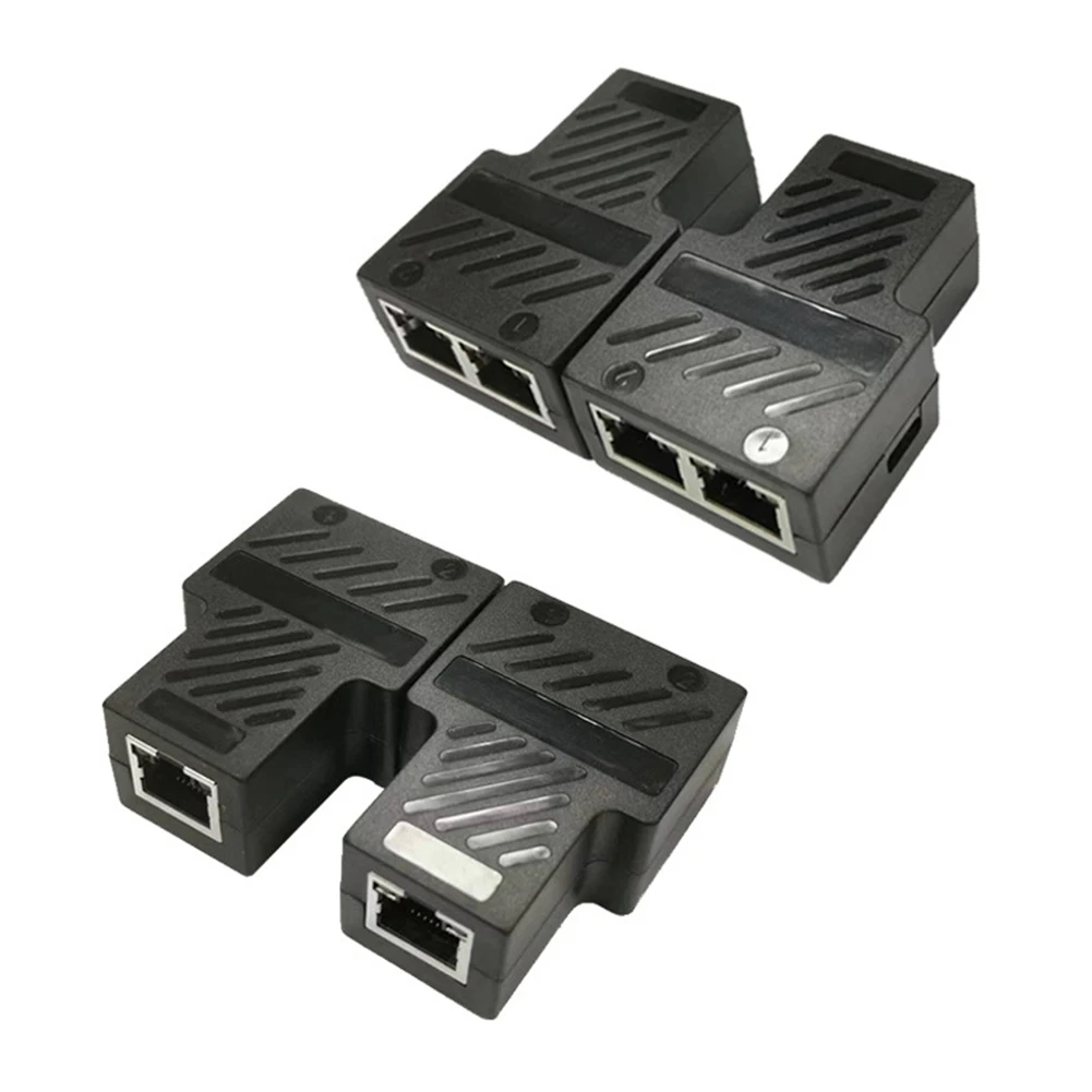 이더넷 스플리터 네트워크 익스텐션 인터넷 네트워크 케이블 익스텐더, 100Mbps RJ45 커넥터, 1-2 이더넷 어댑터