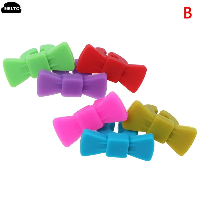 1/6/8/12pcs Mini Circle Wine Glass Marker Cup Identification Ring Recognizer Label Marker Party Accessories Mark Party Supplies