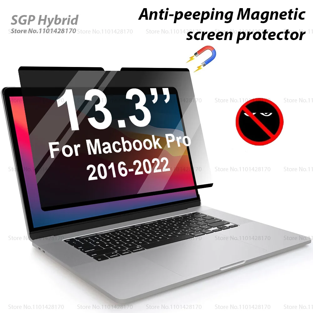 Для Macbook Pro 13-дюймовая Магнитная Защитная пленка для конфиденциальности для Mac 13,3 A1708/A1706/A1989/A2159/A2289/A2251/A2338 Антибликовая Защита