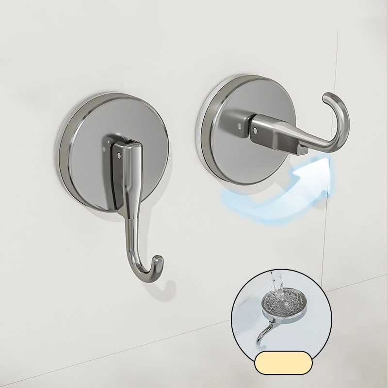 Suction Cup Hook Non-marking Punch-free Strong Load-bearing Adhesive Hook Bathroom Toilet Towel Robe
