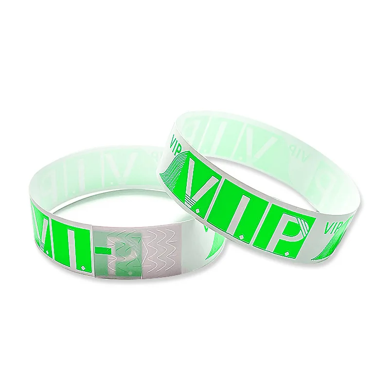 Colorful Paper Neon Identification Wristbands Mixed Multicolor 10 Colors Waterproof Bracelets for Events Festival