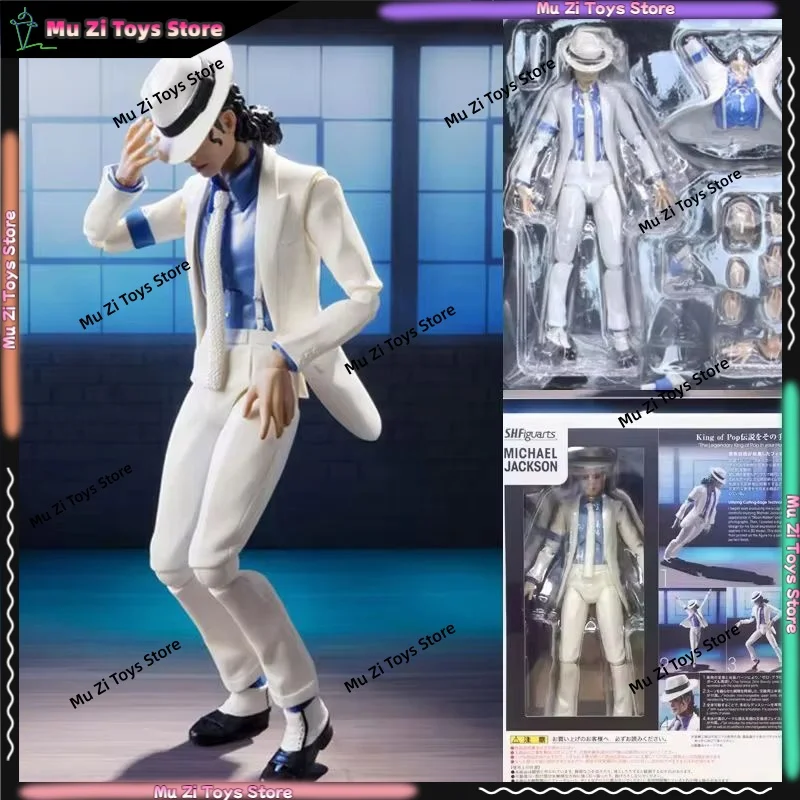 Michael Jackson Smooth Criminal Moonwalk Actionfigur Modell Spielzeug Michael Jackson MJ Thriller Bewegliche Gelenke Weihnachtsgeschenk