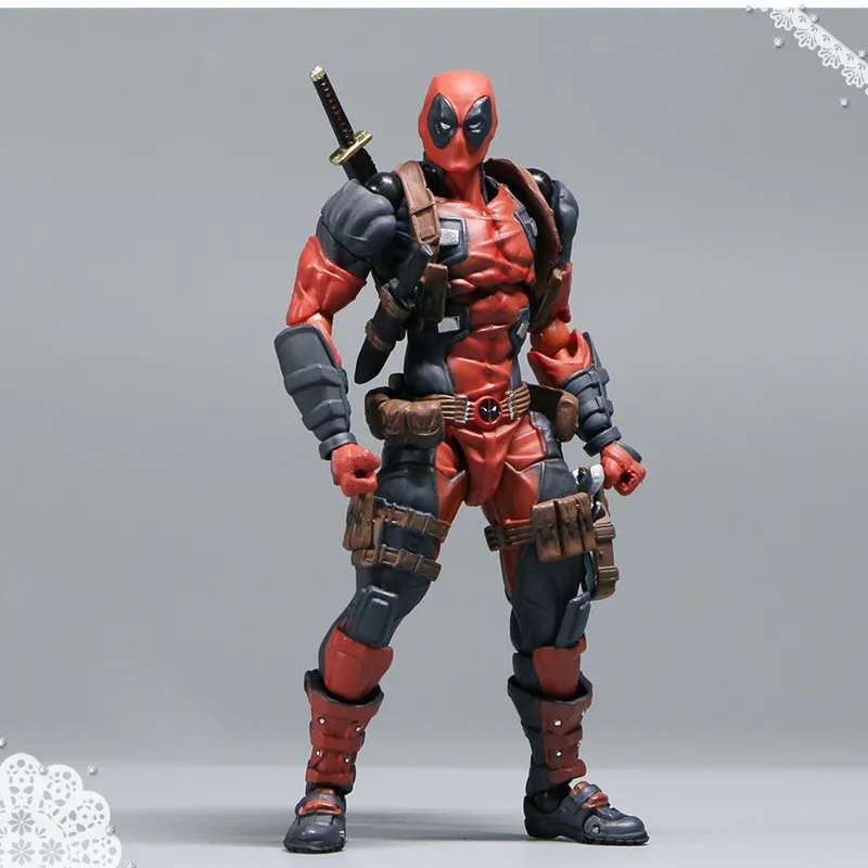 

16cm New 2.0 Marvel X-man Deadpool Amazing Yamaguchi Bjd Joints Moveable Action Figure Model Toys Kung Fu Action Movie Gift