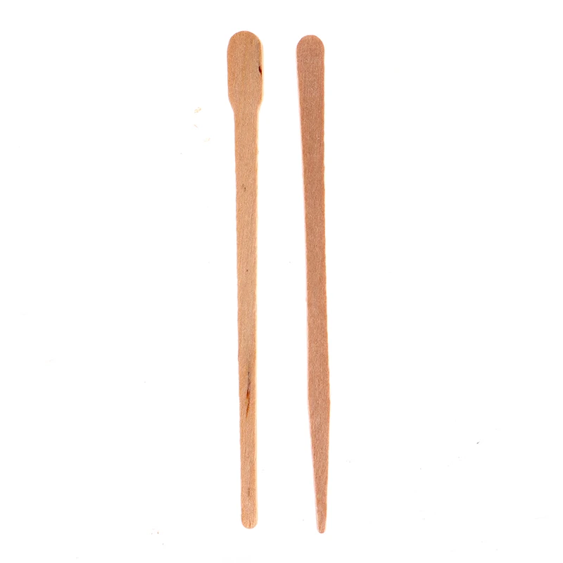 100PCS Woman Wooden Body Hair Removal Sticks Wax Waxing Disposable Sticks Beauty Toiletry Kits Wood Tongue Depressor Spatula hair removal wax wood hair removal spatula wood tongue depressor wax