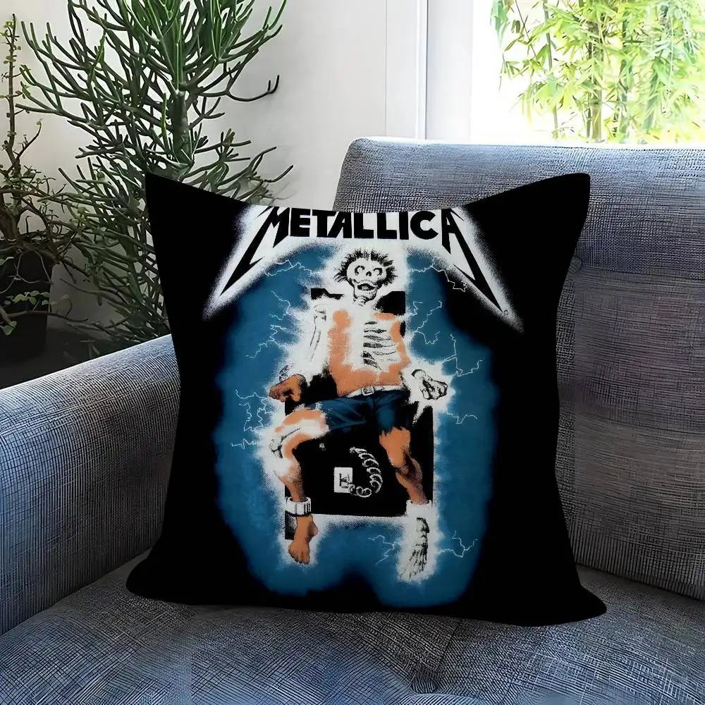Kissen Anime-Kissen Sofabett Kopfkissenbezug Kissenbezug Fashion Band M-MetallicaS Album – Detail 10